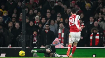 احتفال هافيرتز.. رد فعل ناري تجاه مشجعي تشيلسي بعد هدفه القاتل مع آرسنال